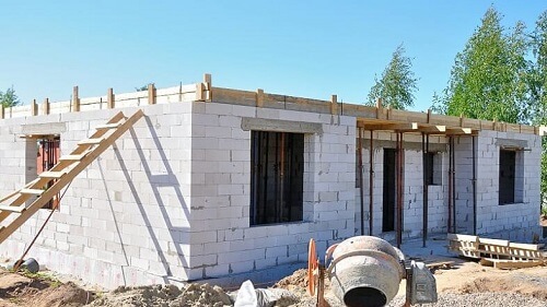 Кладка стен из газосиликатных блоков в Молодечно