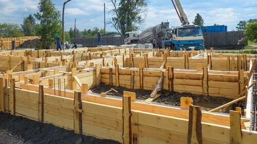 Ленточный фундамент для дома в Молодечно