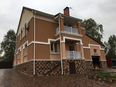 Наружная отделка дома в Молодечно